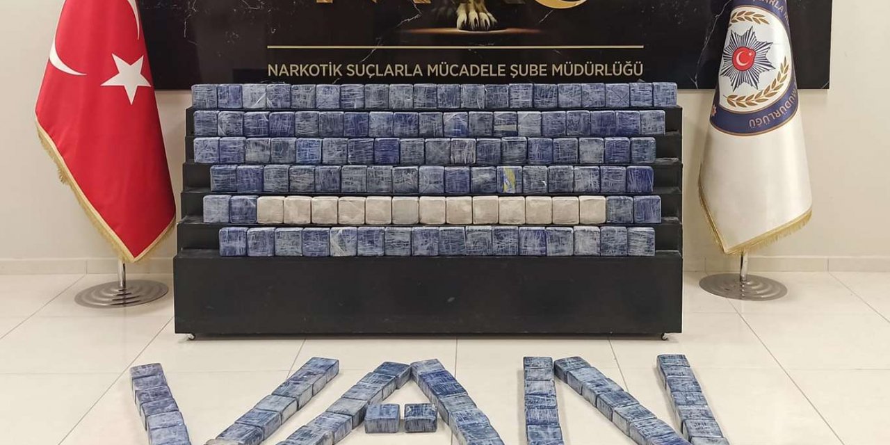 Van'da 81 kilogram eroin ele geçirildi