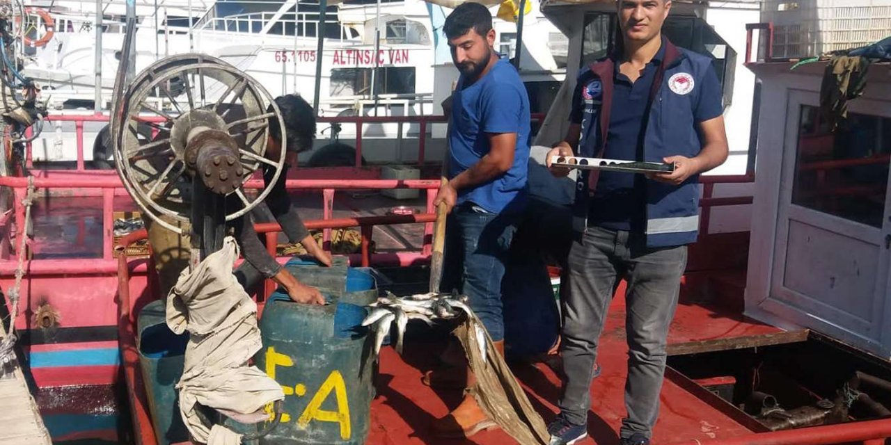 Van'da su ürünleri denetimi gerçekleştirildi