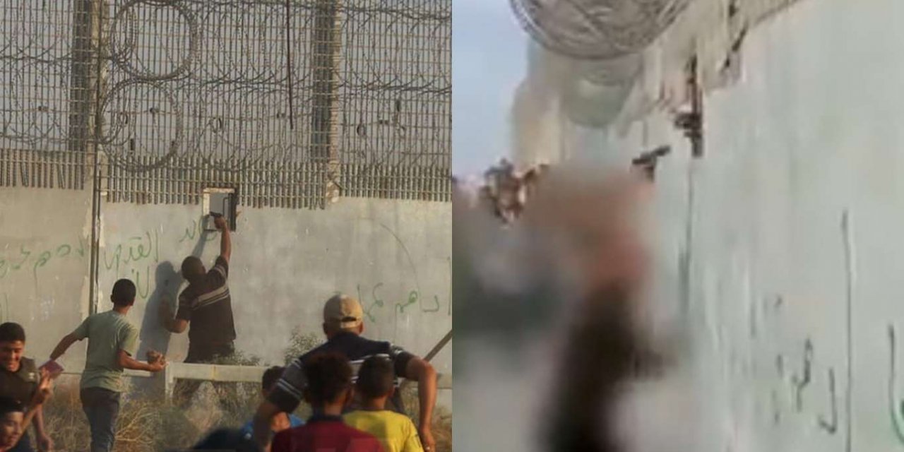 Göstericilere saldıran işgal polisi yakın mesafeden açılan ateşle ağır yaralandı