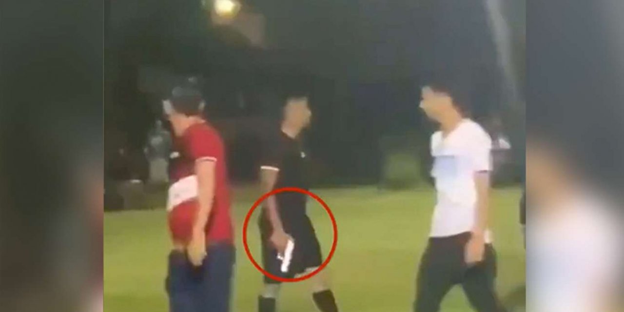 Honduras'ta hakem sahaya giren taraftarları dağıtmak için havaya ateş açtı