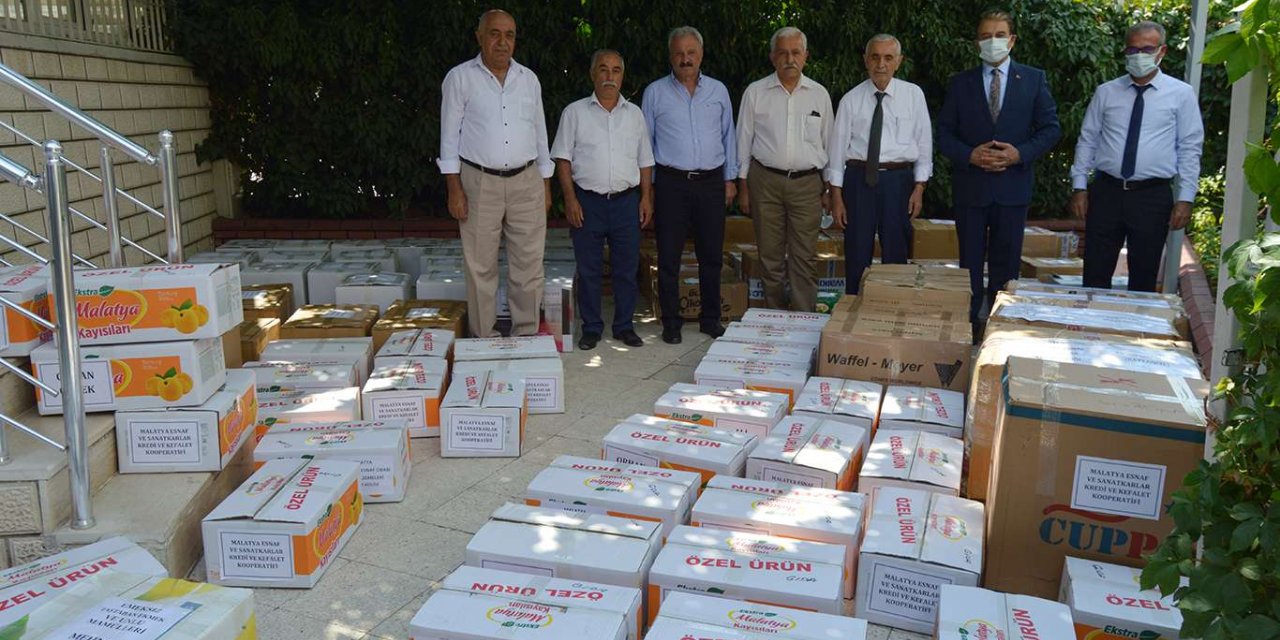 Malatya esnafından sel bölgesine yardım