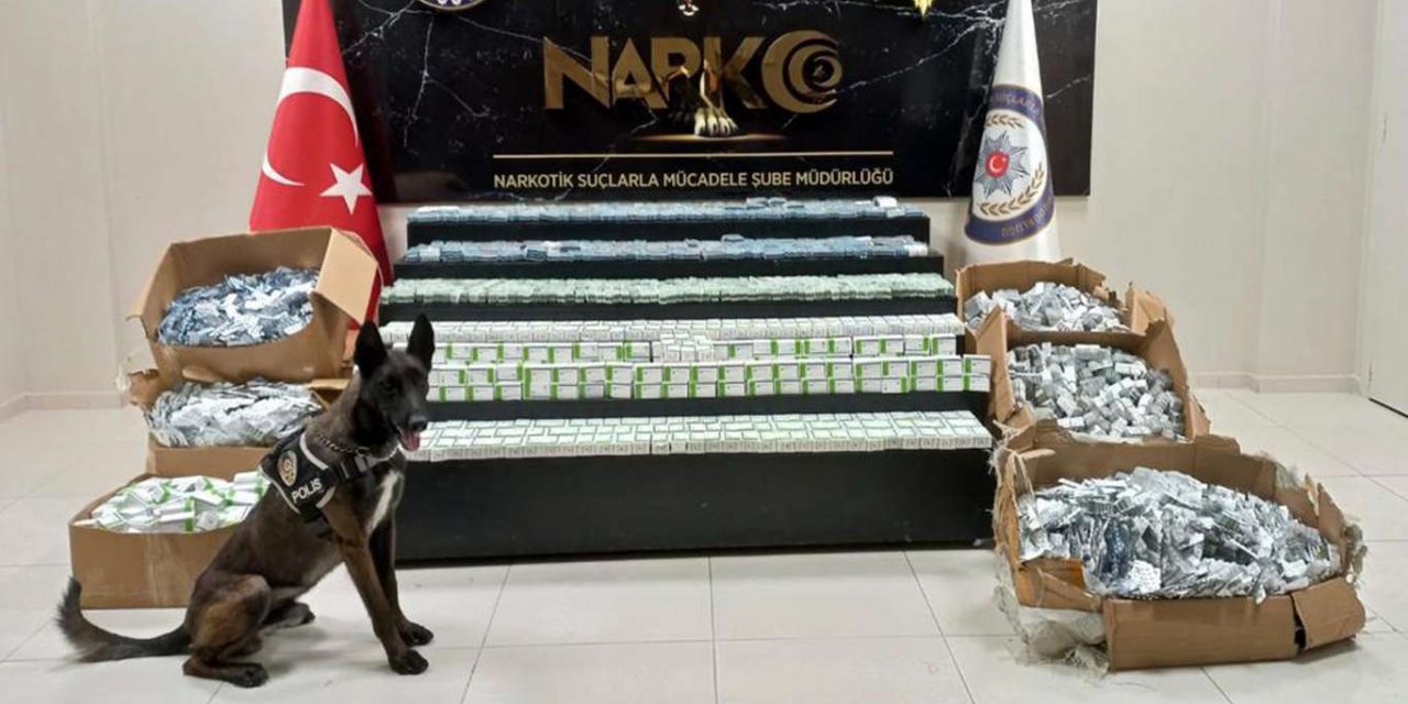 Van'da 593 bin sentetik ecza ele geçirildi