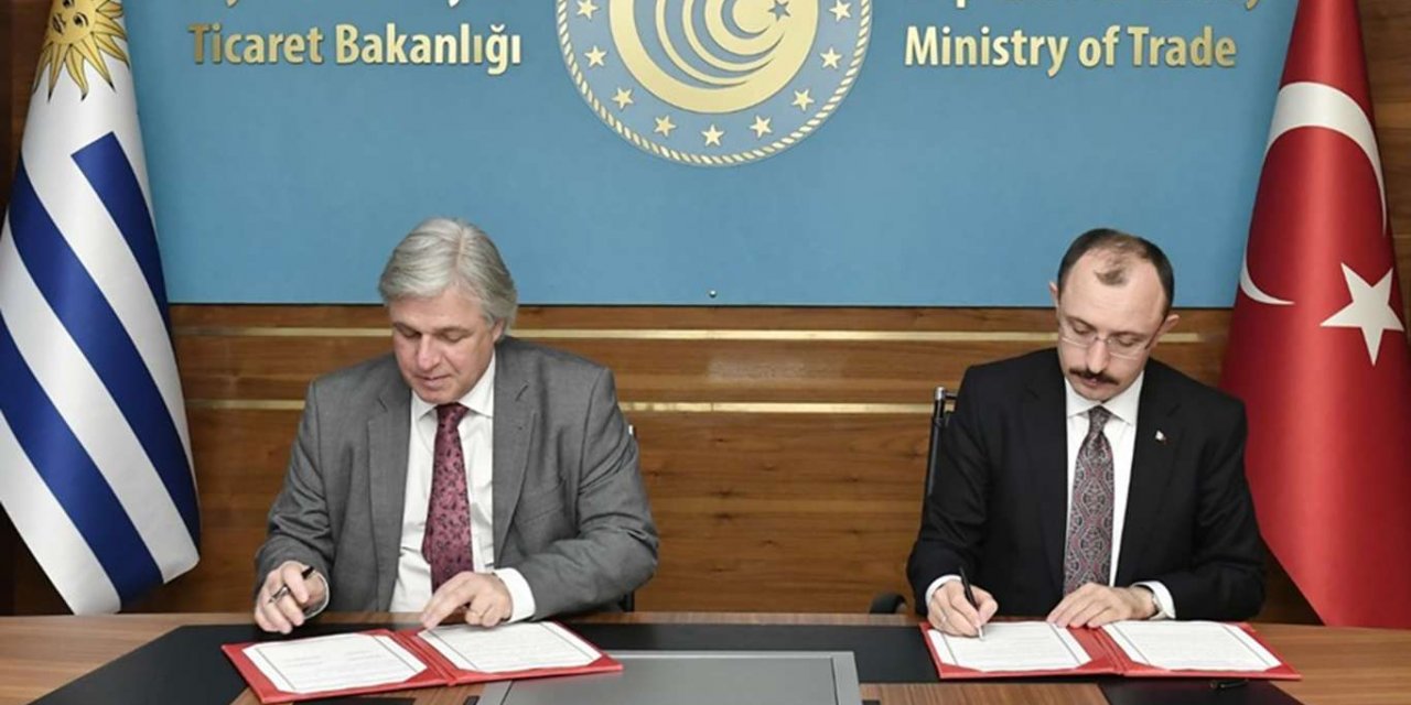 Bakan Muş Uruguay Dışişleri Bakanı Bustillo ile görüştü