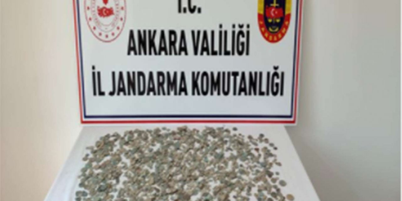 Ankara'da 2 bin 30 sikke ele geçirildi