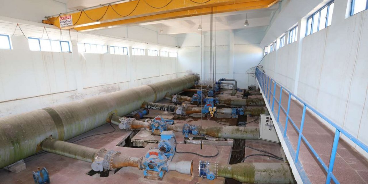 Diyarbakır Büyükşehir Belediyesi terfi istasyonunun kapasitesini artırıyor