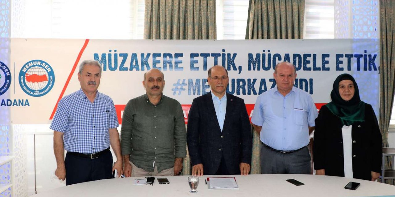 Memur-Sen Adana İl Başkanlığı: En kapsayıcı toplu sözleşme görüşmelerini yaptık