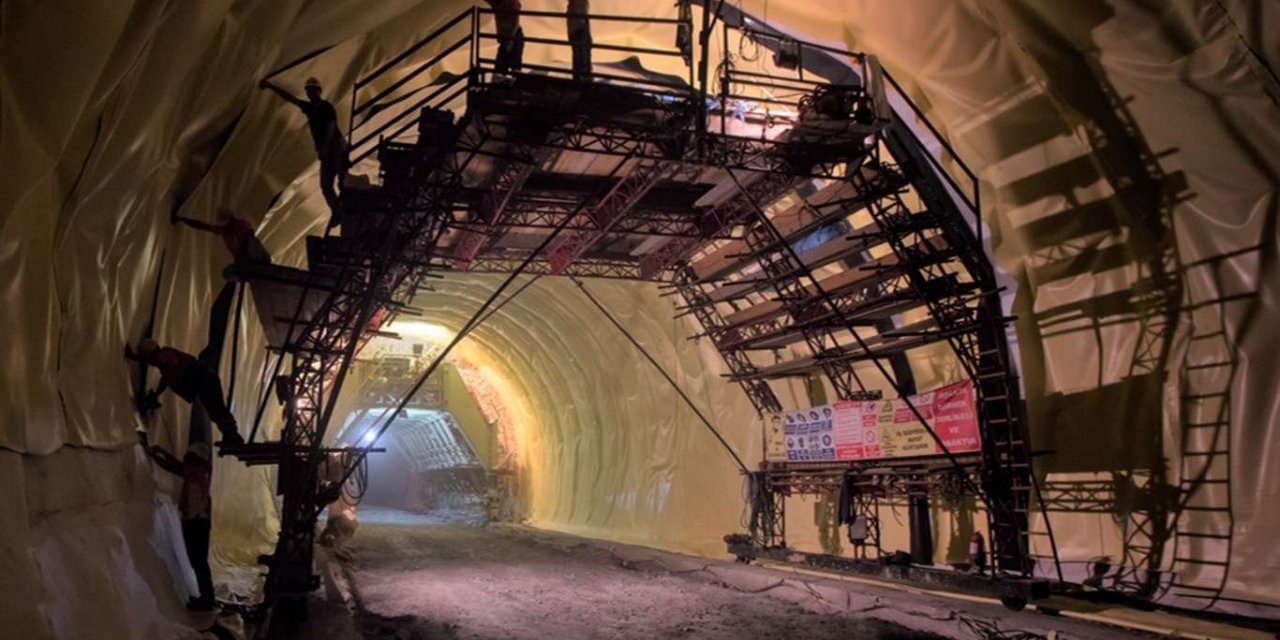 Zigana Tüneli'nde sona yaklaşıldı: 1,5 saatlik yol 40 dakikaya inecek