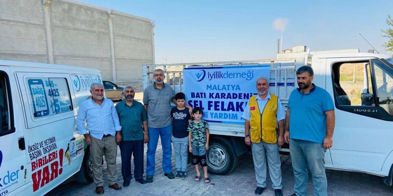 ​Malatya’dan sel bölgesine yardımlar sürüyor