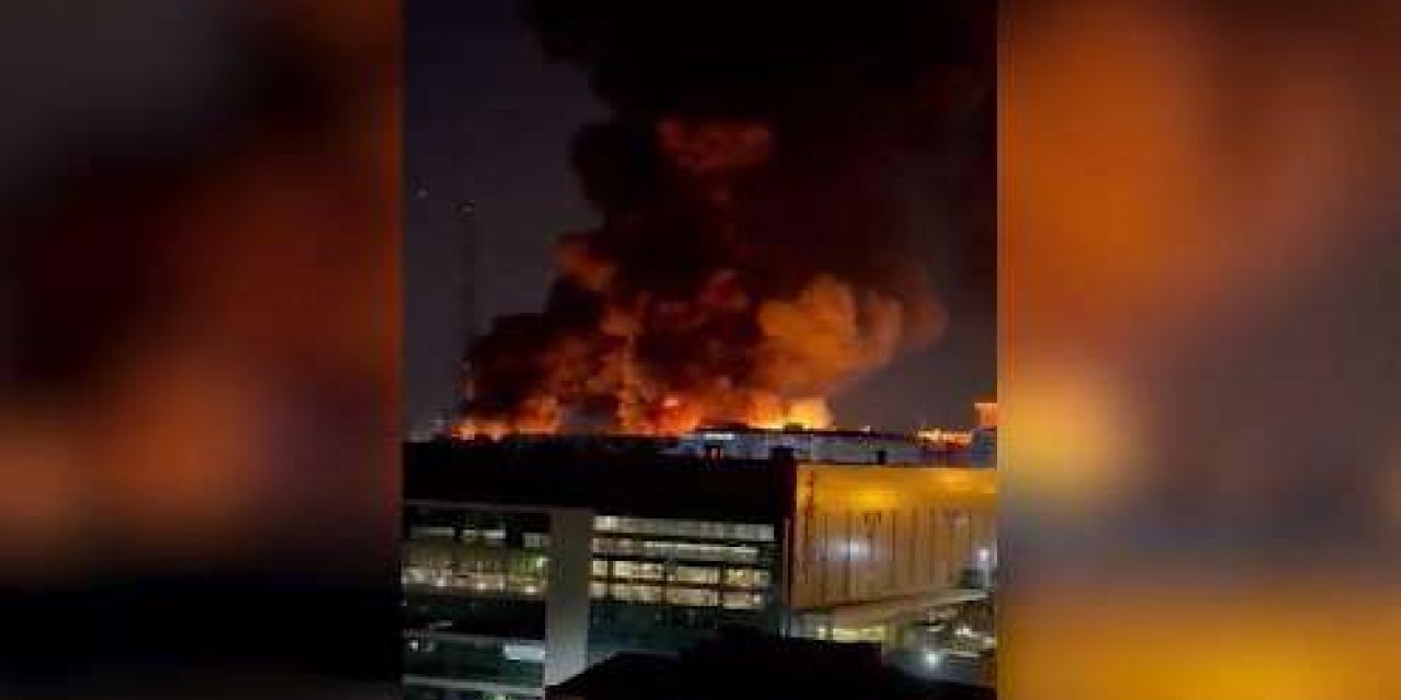 İkitelli Çevre Oto Sanayi Sitesi'nde yangın