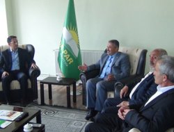 Ak Parti Van İl Başkanlığı,HÜDA PAR'ı ziyaret etti