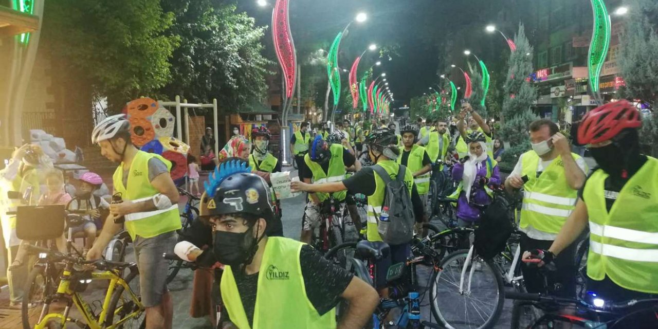 Aşı farkındalığı için pedal çevirdiler