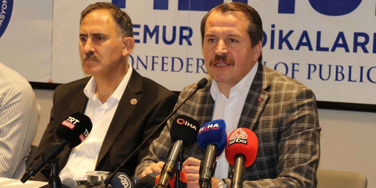 Memur-Sen Genel Başkanı Yalçın, basın mensuplarıyla bir araya geldi