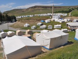 Kanirewa'da çadır kent kuruldu