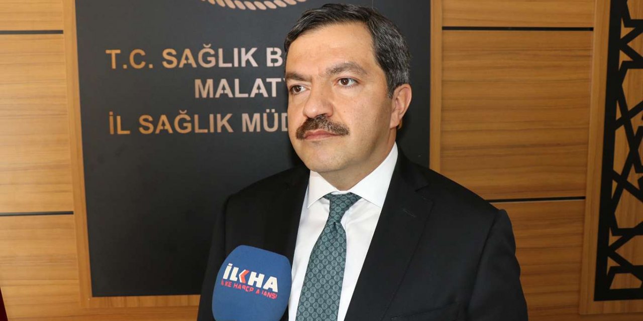 Haritada maviye dönen Malatya’da İl Sağlık Müdürü Bentli’den “rehavete kapılmama” uyarısı