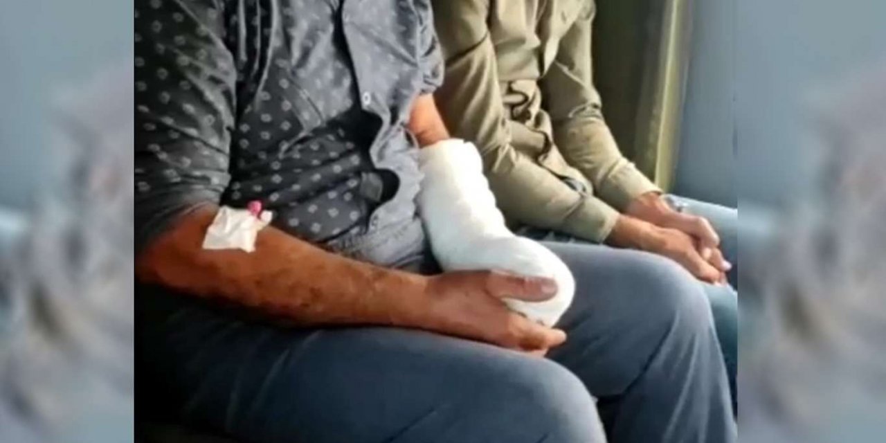 Parmağı kopan şahıs helikopterle Diyarbakır'a götürüldü