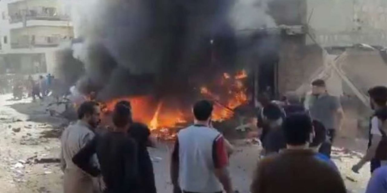 Afrin'de bombalı araç patlatıldı: 3 ölü, 6 yaralı