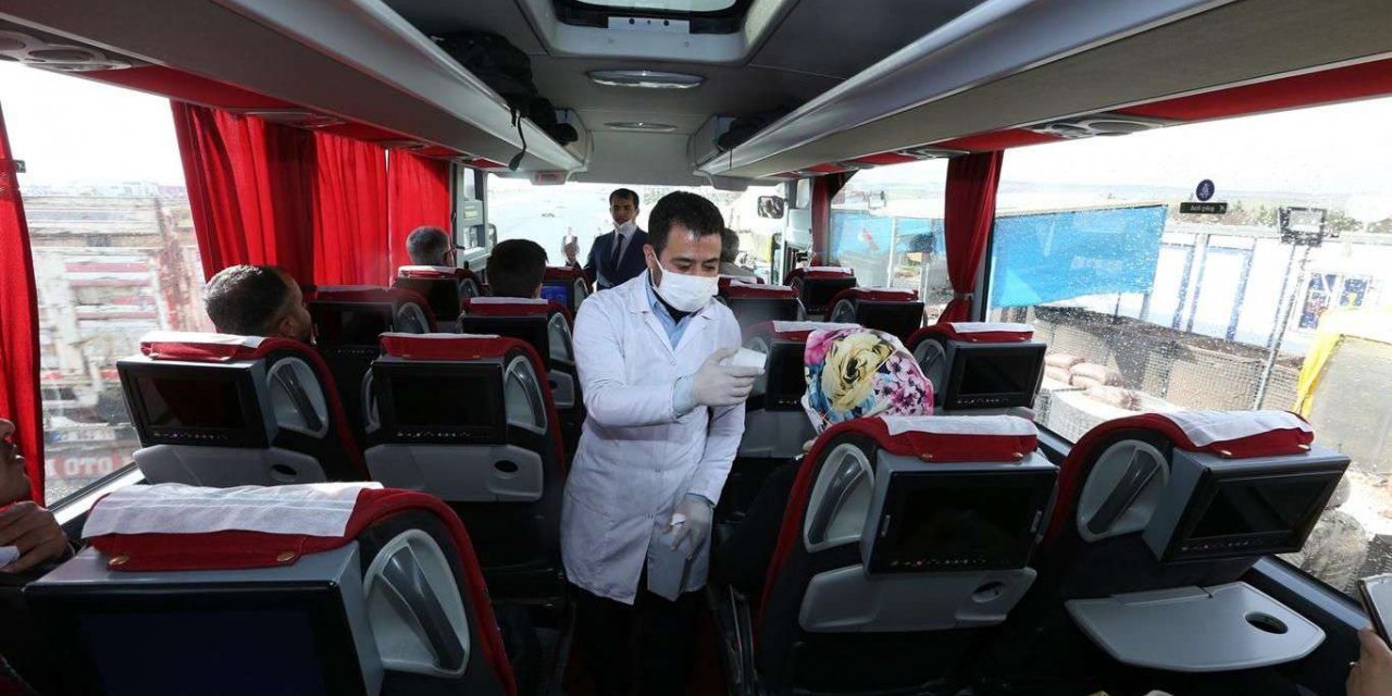 Şehirlerarası toplu taşımada aşı olmayana PCR testi zorunluluğu başladı