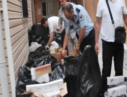Bir evde 40 bin paket sigara yakalandı