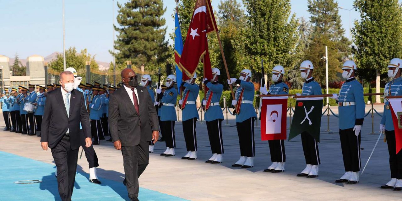 Kongo Cumhurbaşkanı Tshilombo Beştepe'de