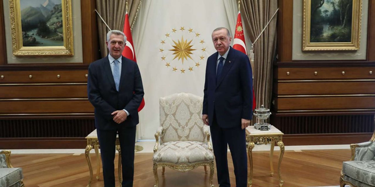 Cumhurbaşkanı Erdoğan, BM Mülteciler Yüksek Komiseri Grandi’yi kabul etti