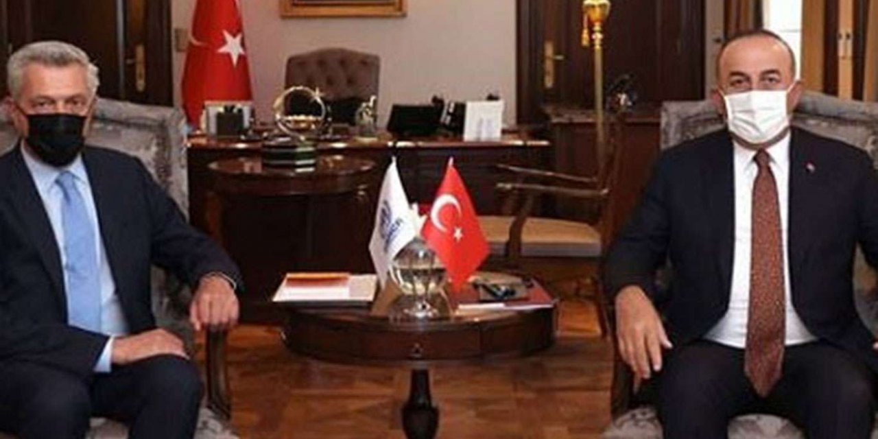 Turkish FM Çavuşoğlu meets with Filippo Grandi, United Nations High Commissioner for Refugees