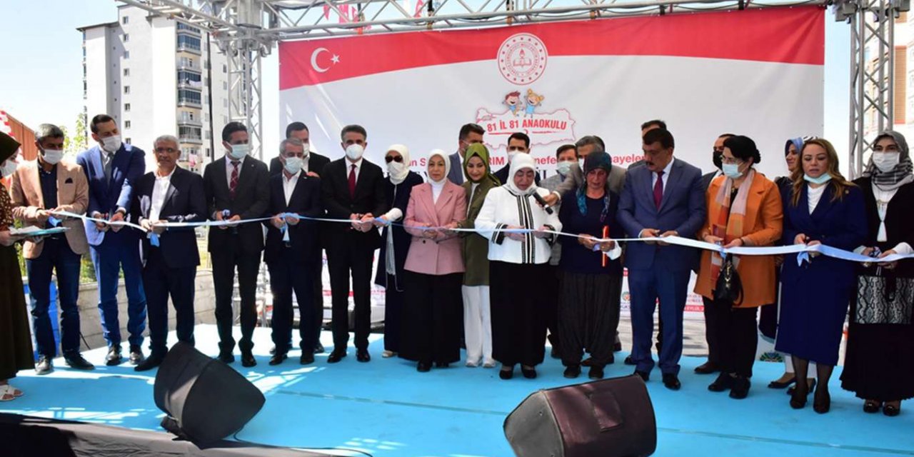 81 il 81 Anaokulu projesinin 44’üncü okulu Malatya’da açıldı