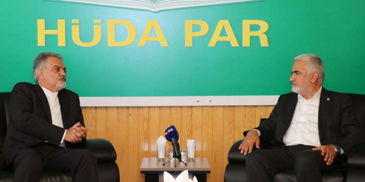 ​İran Büyükelçisi Farazmand'dan HÜDA PAR Genel Başkanı Yapıcıoğlu'na ziyaret