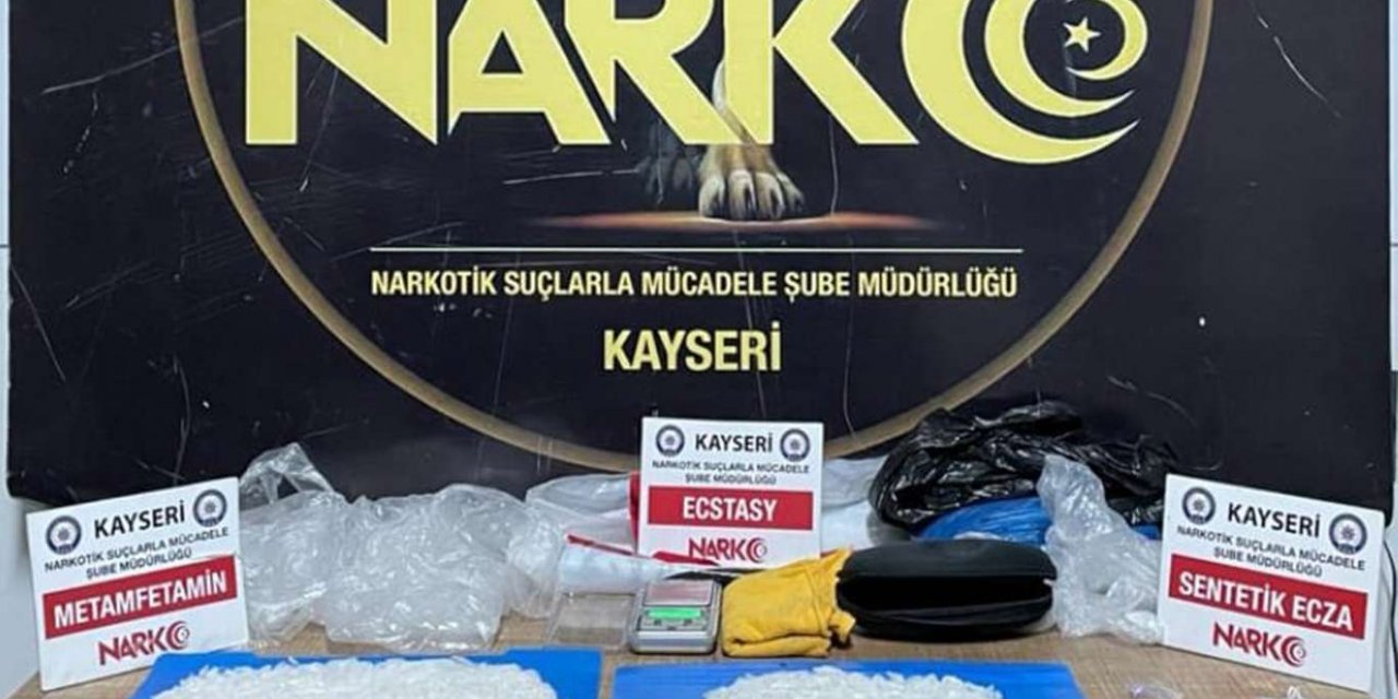 Kayseri’de uyuşturucu operasyonu