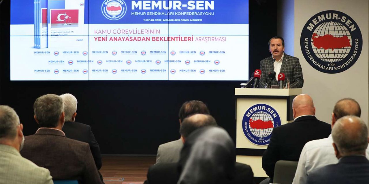 Memur-Sen yeni anayasadan beklentilerini açıkladı