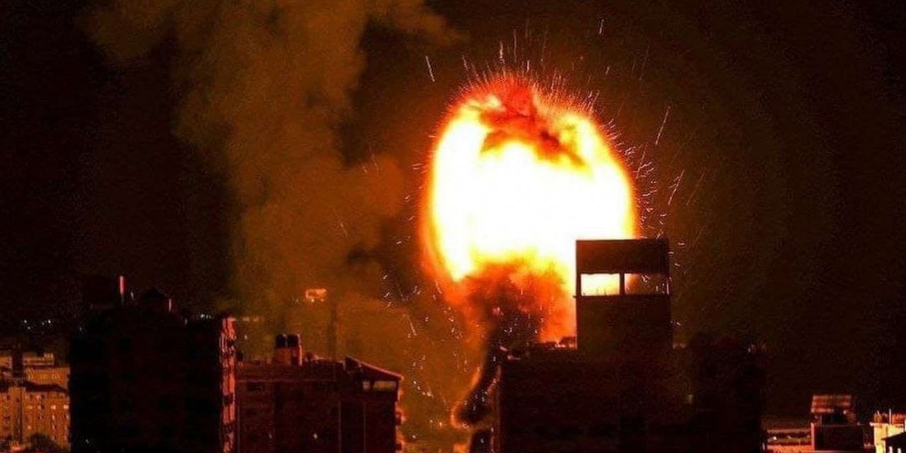 Zionist warplanes hit Gaza Strip last night