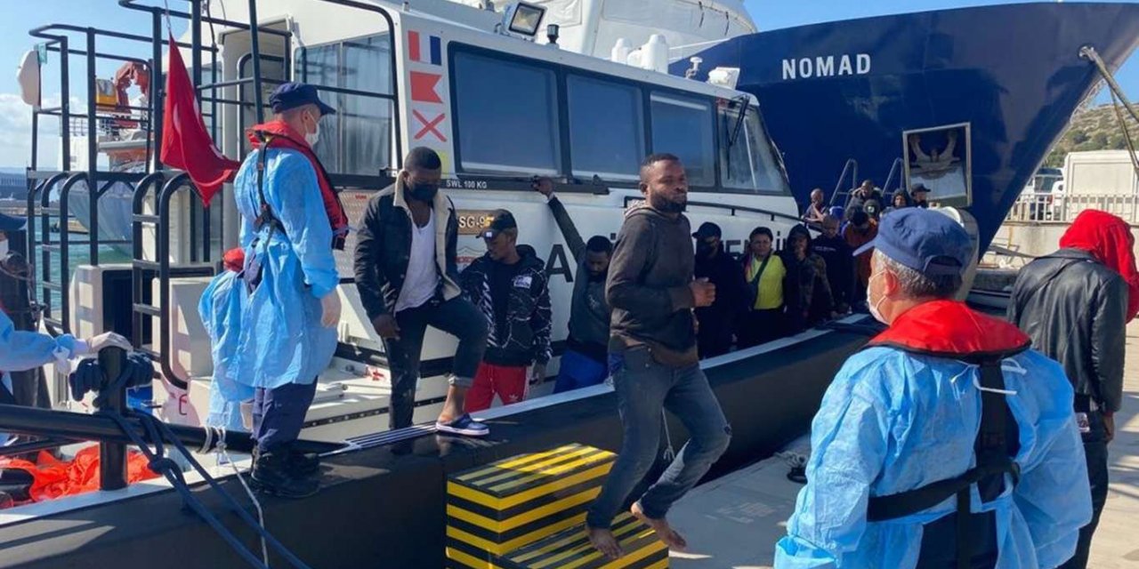 Turkish coast guard: 40 irregular migrants were rescued off the coast of İzmir