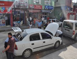 Gaz sıkışması paniğe neden oldu
