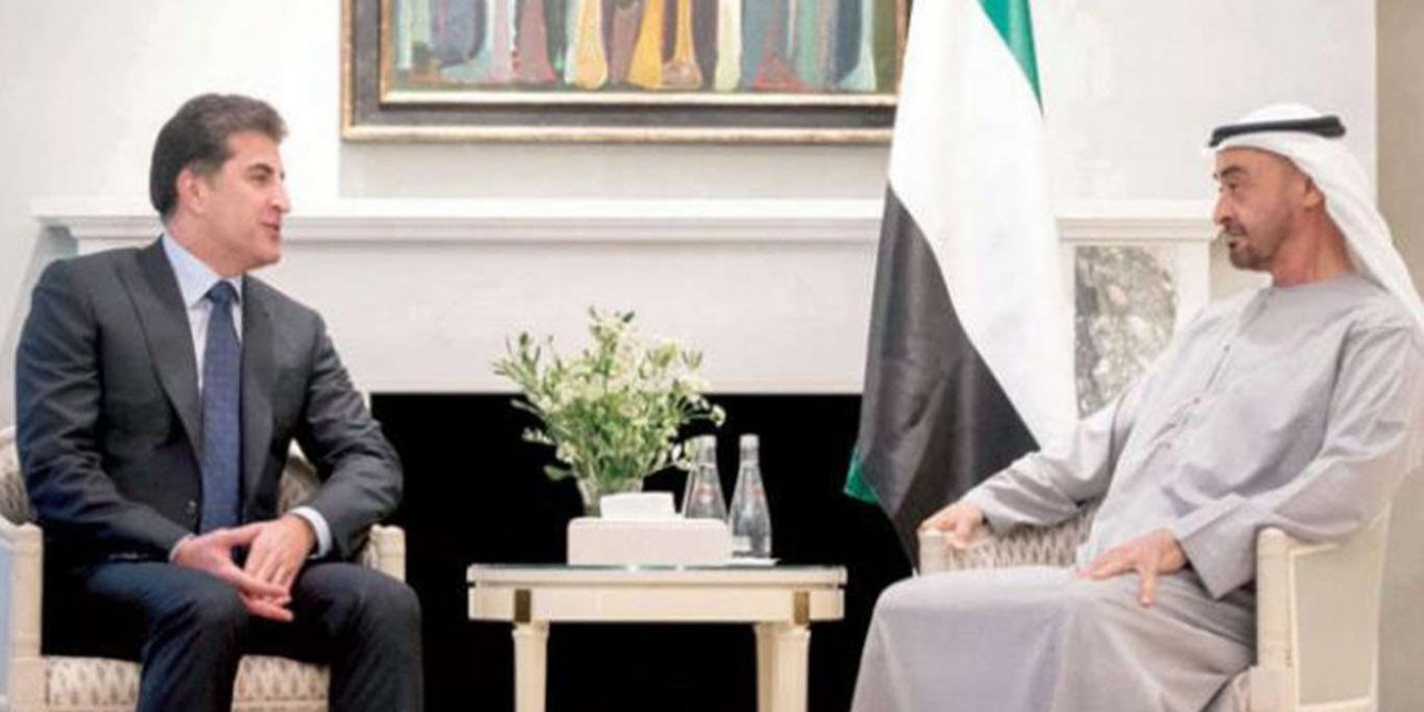 Abu Dabi Veliaht Prensi, Neçirvan Barzani ile bir araya geldi