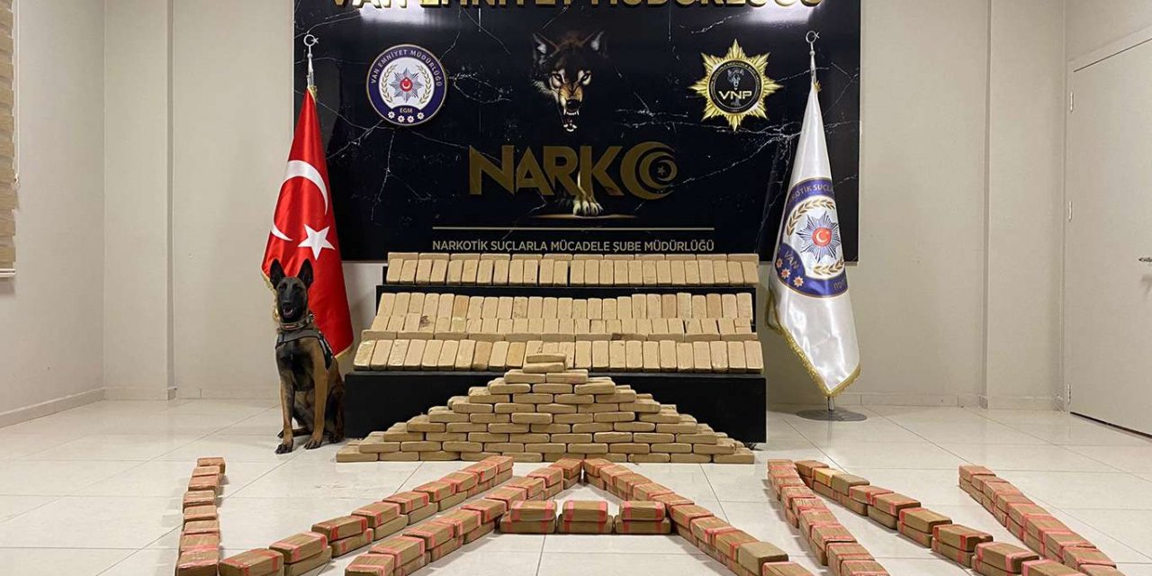 Van'da 217 kilogram eroin ele geçirildi
