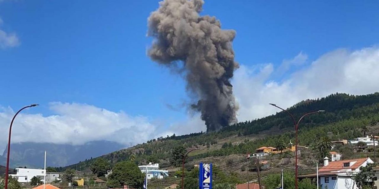 İspanya'nın Palma adasında yanardağ faaliyete geçti