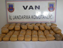 Van'da 63 bin 405 gram esrar yakalandı