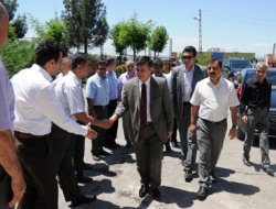 Vali Arslan Çevre ve Şehircilik İl Müdürlüğünde incelemelerde bulundu