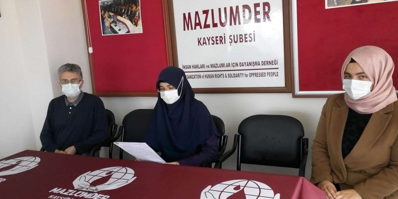 MAZLUMDER Kayseri Şubesi'nden okula kaydı yapılmayan mülteci çocuklara ilişkin açıklama