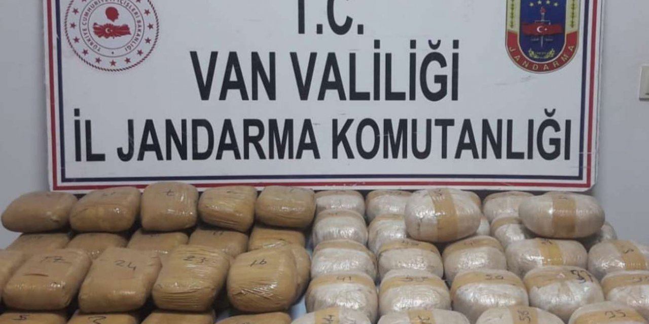 Van'da 60 kilogram uyuşturucu ele geçirildi