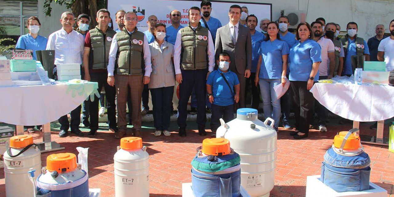 ETKİYAP kapsamında suni tohumlama projesi malzeme teslim töreni yapıldı