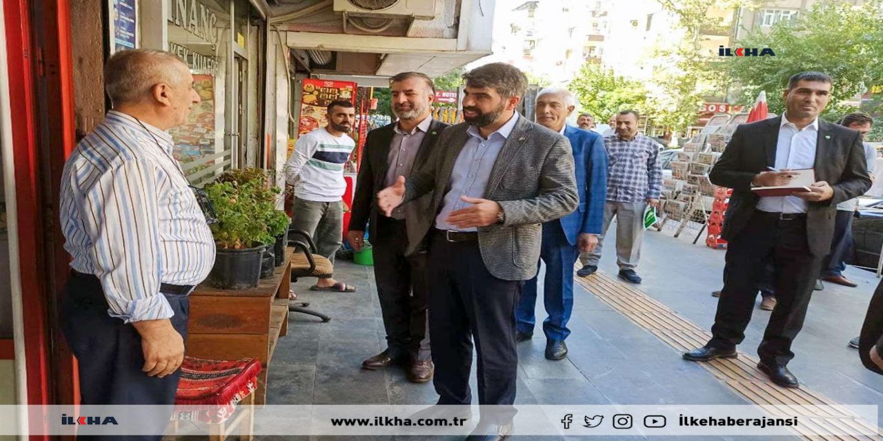 HÜDA PAR Diyarbakır İl Başkanı Dinç: Zincir marketleri küçük esnafın belini büküyor