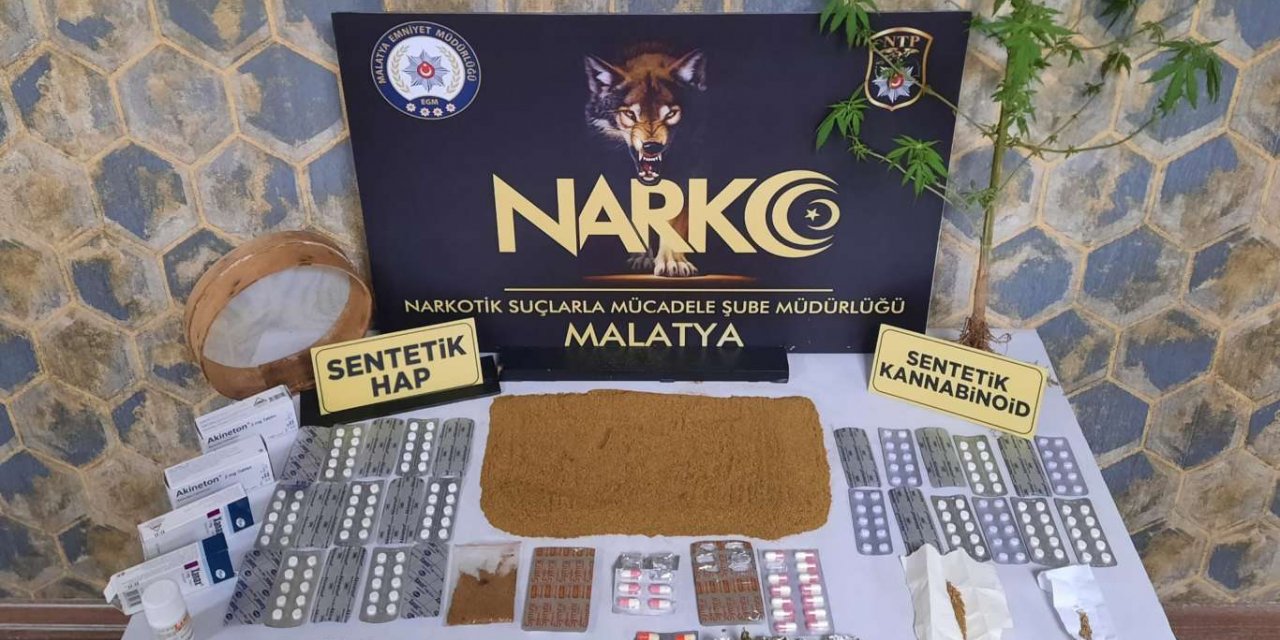 Malatya’da uyuşturucu operasyonu: 9 gözaltı