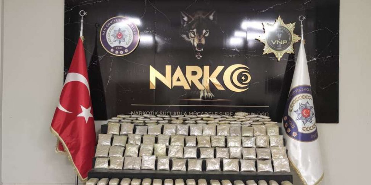 Van'da 40 kilogram eroin ele geçirildi