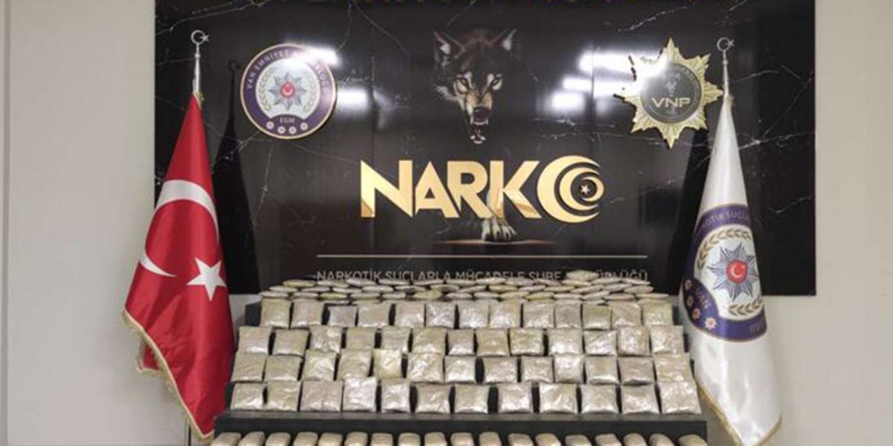 Van'da 149 kilogram uyuşturucu ele geçirildi