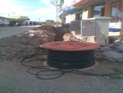 Çınar'da elektrik hatları yer altına alınıyor