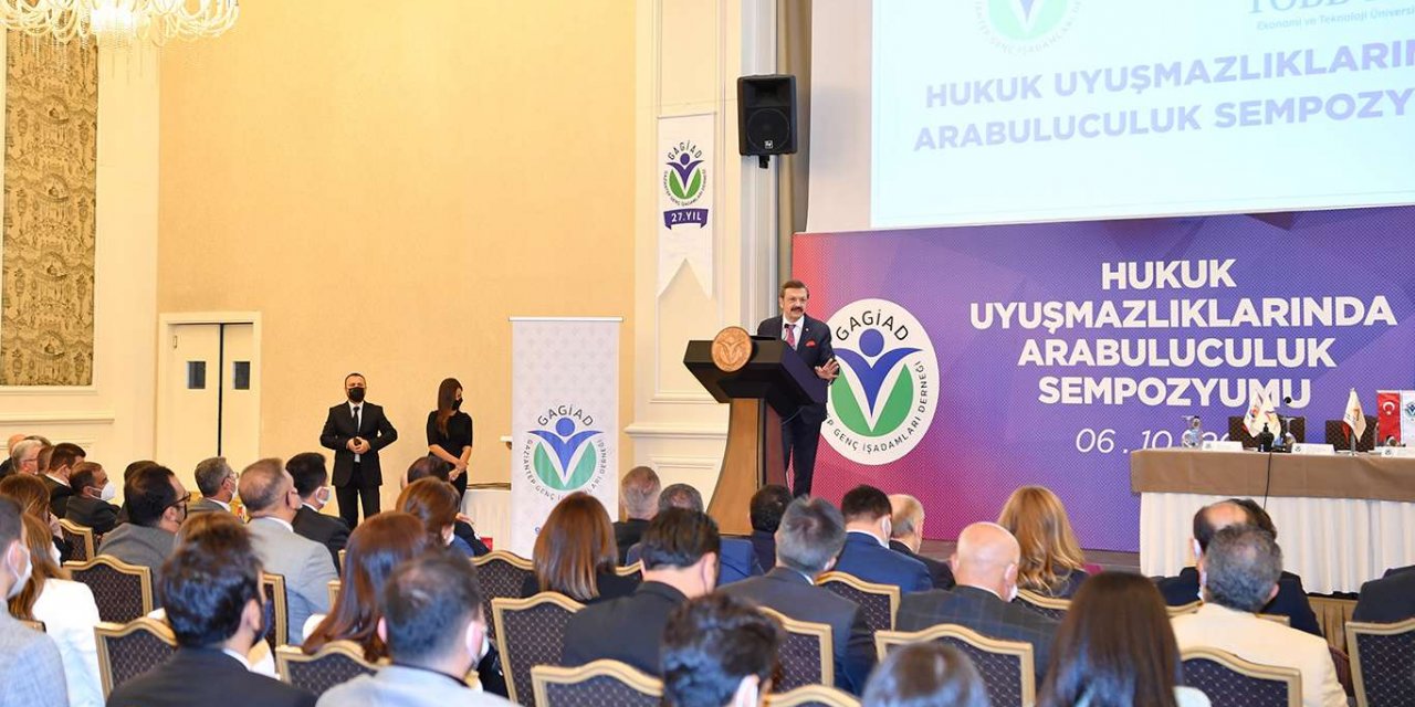 TOBB Başkanı Hisarcıklıoğlu: Arabuluculuk toplumsal barışa katkı sağladı