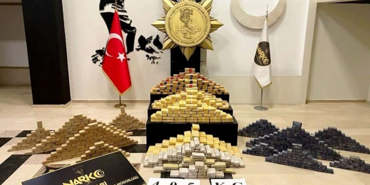 405 kilogram eroin ele geçirildi