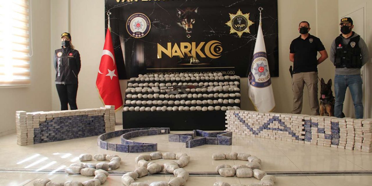 Van’da 383 kilogram eroin ele geçirildi