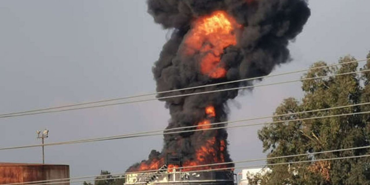 Lübnan'da "petrol tesisi" yangını