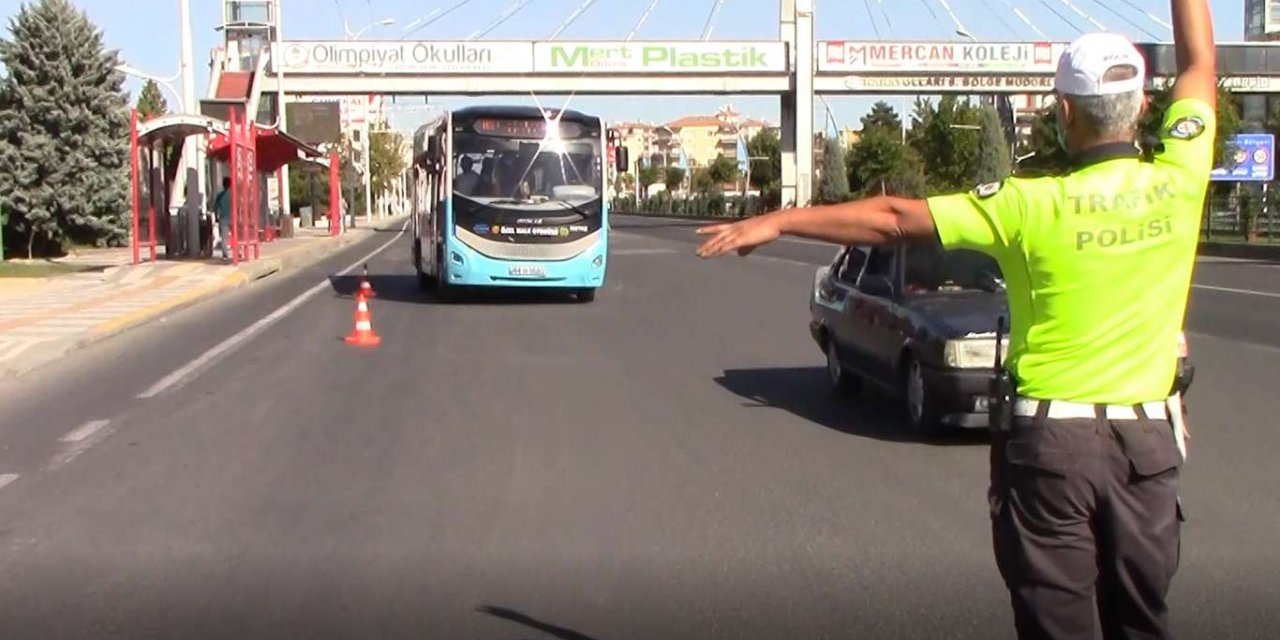 Malatya’da 323 araç ve sürücüsüne idari para cezası